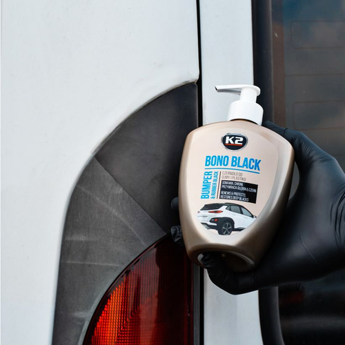 K2 Bono Czernidło Do Plastiku Opon Gumy Kokpitu + Aplikator Rękawiczki na Arena.pl