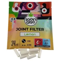 filtry - loonatic slim 6mm lemon 34szt.
