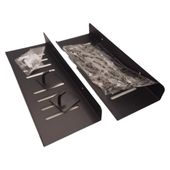 4 półki i 2 haczyki łazienka kuchnia salon czerń