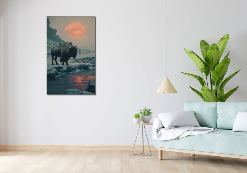 Obraz 60x100cm Żubrowy Monolit zdjęcie 2