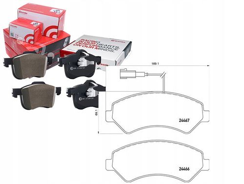 KLOCKI HAM PEUGEOT,CITROEN BOXER BREMBO na Arena.pl