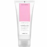 mixgliss water based gel bubble gum 70ml - żel intymny o smaku gumy