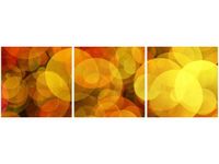 90X30CM ORANGE FIX TRÓJ OBRAZ