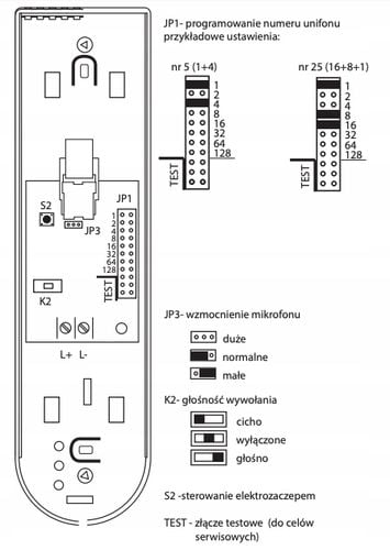 Laskomex LM-8/W-7 Słuchawka Unifon cyfrowy kolor czarny na Arena.pl