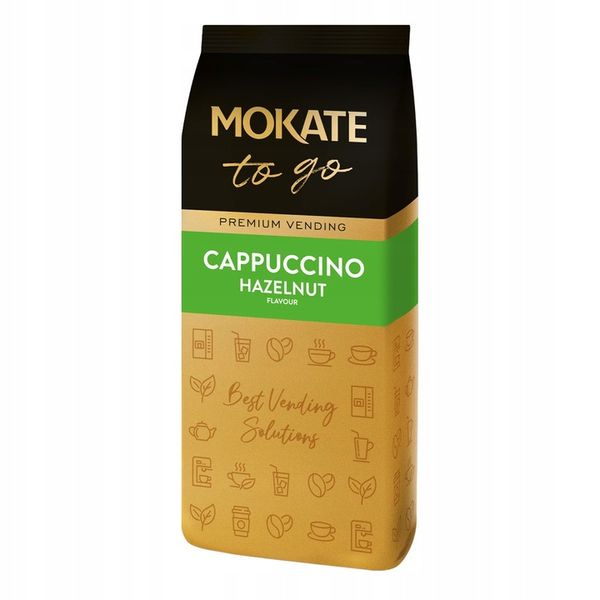 Kawa Cappuccino Instant Vending Orzech Laskowy Duże Opakowanie 1KG MOKATE zdjęcie 1