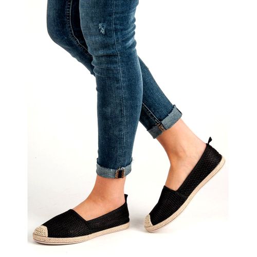 Czarne Tekstylne Espadryle r.39 na Arena.pl