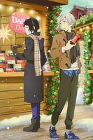 Pocztówka świąteczna - Bungou Stray Dogs