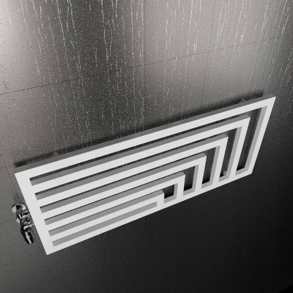 POZIOMY GRZEJNIK LAOS 52x140 BIAŁY POŁYSK zdjęcie 5