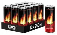 Napój energetyczny Burn Original Zestaw 12x 250ml