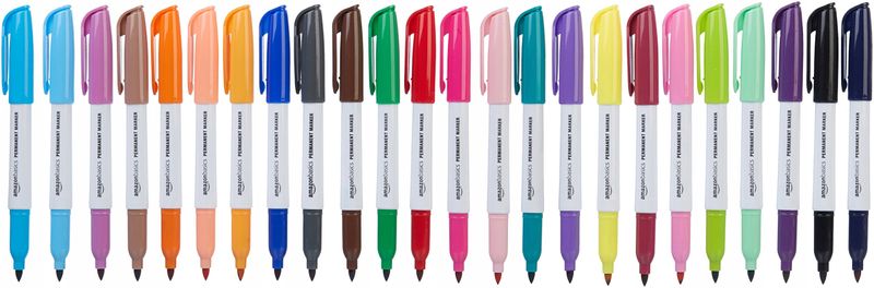 Marker permanentny wielokolorowy Basics 24 szt. zdjęcie 3