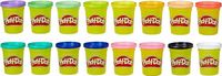 CIASTOLINA PLAYDOH HASBRO DUŻY ZESTAW 16 SZTUK TUB KOLORÓW 1,79 kg