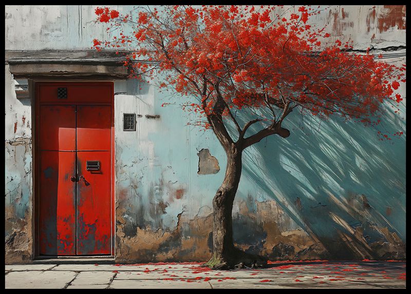 Plakat 84x59,5cm Widok Na Dawne zdjęcie 2