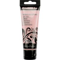 farba akrylowa 75 ml flamingo - jasnołososiowa