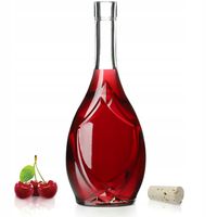 KADAX Butelka 500ml Na Nalewki Z Korkiem Wino Sok Likier Alkohol fi21