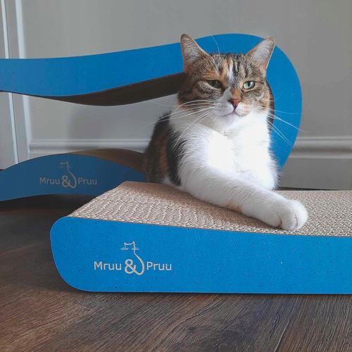 Drapak dla kota SIGMA | czarny| 58x6.6x24 cm | MruuPruu na Arena.pl