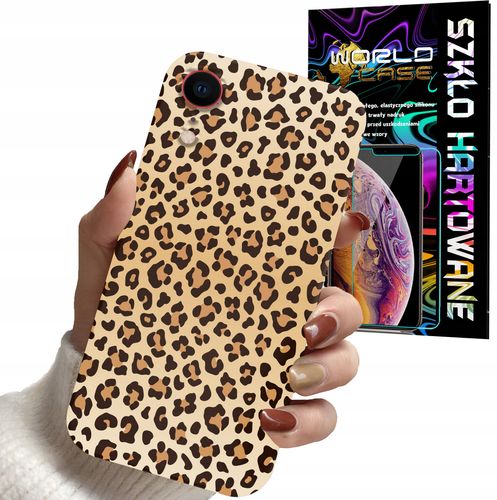 ETUI CASE DO IPHONE XR - PANTERKA WZORKI MODNE WZORY DLA KOBIET + SZKŁO na Arena.pl