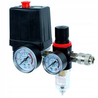 WYŁĄCZNIK Z ODWADNIACZEM CIŚNIENIOWY 12BAR CAL DO KOMPRESORA 230V PRESOSTAT