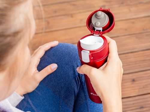 KUBEK TERMICZNY TERMOS STALOWY 100% SZCZELNY pojemny bidon KAMILLE 320 ml na Arena.pl