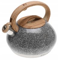 CZAJNIK Stalowy MARMURKOWY 3l 7x DNO Z Gwizdkiem INDUKCJA Gaz 5710