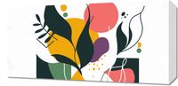 Obraz 60x30cm Kolorowa Abstrakcja Botaniczna