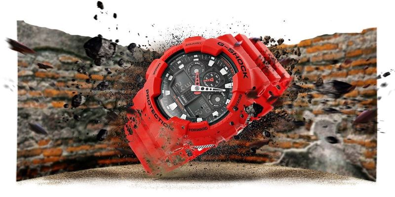 Zegarek Męski CASIO G-SHOCK GA-100B-4AER + BOX zdjęcie 12