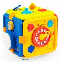 ROZKŁADANA KOSTKA SENSORYCZNA DLA DZIECI DUMEL AKTYWNA ZABAWA ZMYSŁY 18M+