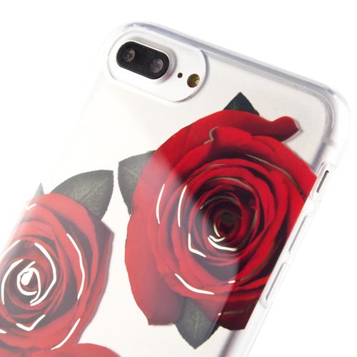 GUESS HARD CASE Apple iPhone 7/8 Plus - TRANSPARENT FLOWER na Arena.pl