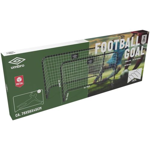 zestaw 2 bramek do piłki nożnej z siatką 78x56x45cm umbro na Arena.pl