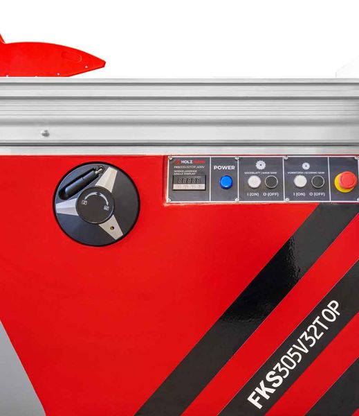 Piła formatowa formatówka krajzega 5,5kW 400V podcinak stół 3200mm ręc zdjęcie 4