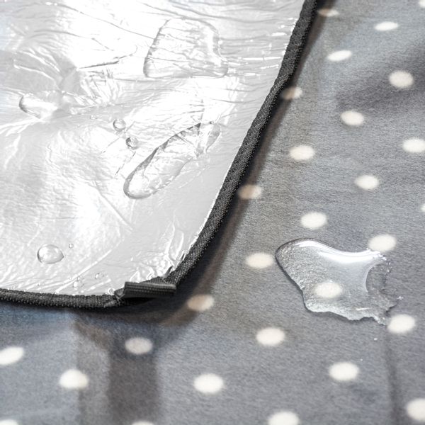 Koc piknikowy 200x200 groszki zdjęcie 5