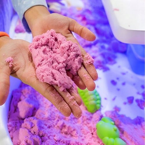 ZESTAW PIASEK KINETYCZNY 2kg + BASEN PIASKOWNICA FOREMKI SZPATUŁKI WALIZKA na Arena.pl