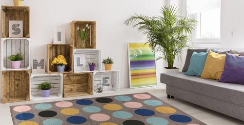 Dywan River Dots 02 80x150 Element na Arena.pl