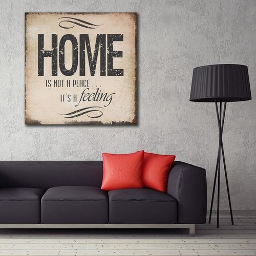 Deco Panel, Home is not a place 30x30 na Arena.pl