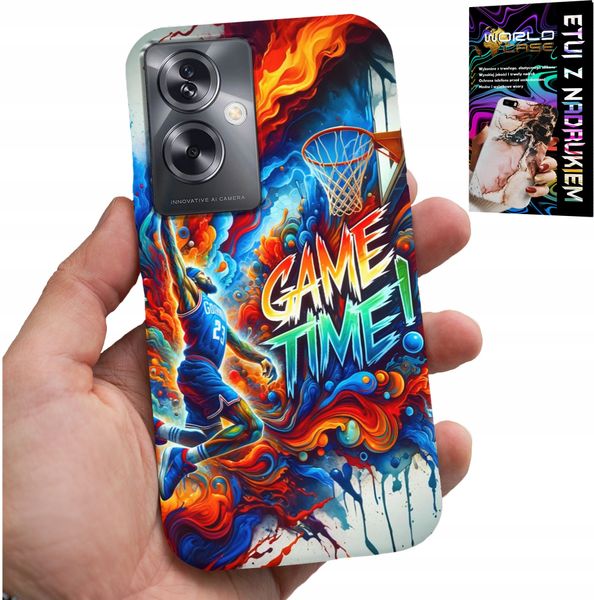 ETUI DO OPPO A79 5G - KOSZYKÓWKA NBA GAME TIME, CASE + FOLIA zdjęcie 1