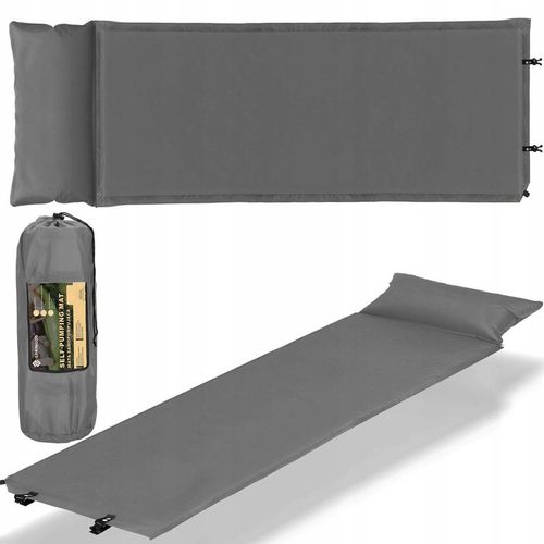 MATA SAMOPOMPUJĄCA KARIMATA 186x53cm Z PODUSZKĄ GRUBA Z POKROWCEM MATERAC na Arena.pl