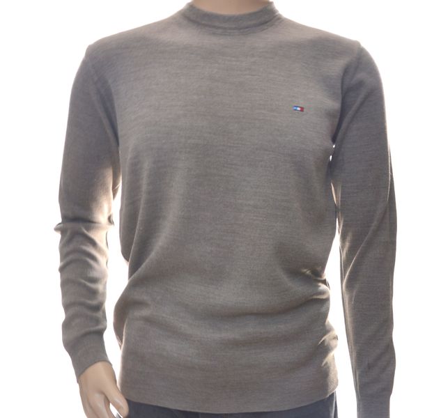 Sweter męski elegancki klasyczny ze znaczkiem 3XL zdjęcie 1