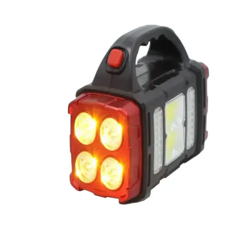 Latarka solarna przenośna lampka akumulatorowa cob powerbank reflektor na Arena.pl