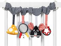 Zabawka kontrastowa do wózka łóżeczka fotelika zabawka edukacyjna BabyOno