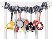 Zabawka kontrastowa do wózka łóżeczka fotelika zabawka edukacyjna BabyOno