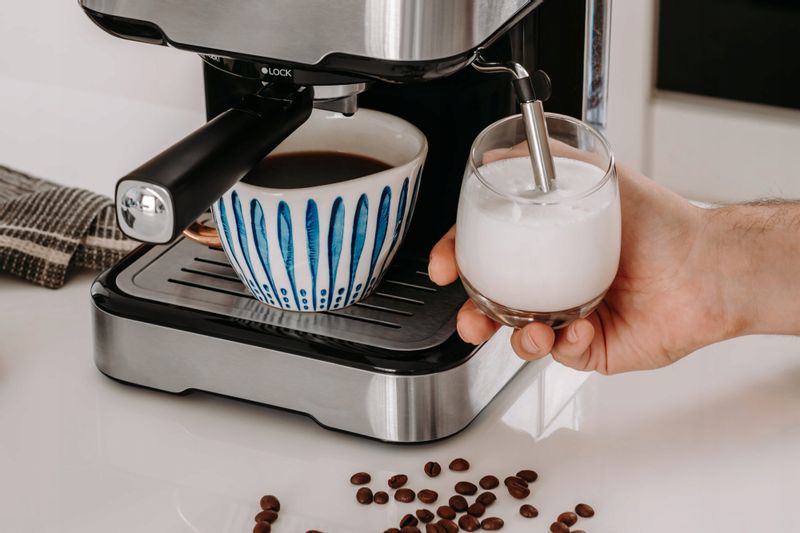 Kolbowy Ekspres Ciśnieniowy Teesa Aroma 450 850 W Srebrny/Szary zdjęcie 9