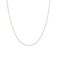 złoty łańcuszek 333 splot typu pancerka (curb chain) 42cm