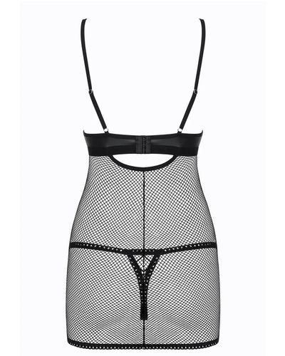 Redella koszulka i stringi czarna - moc przezroczystości Obsessive S/M na Arena.pl