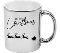 KUBEK SREBRNY PREMIUM PREZENT ŚWIĄTECZNY BOŻE NARODZENIE MIKOŁAJKI