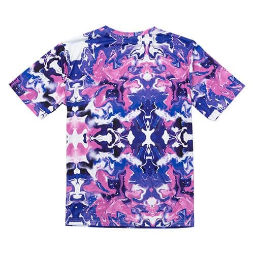 Koszulka Cotton-Like Bleached Bloom Blue do sublimacji S zdjęcie 2