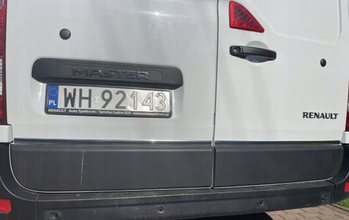 Renault MASTER - LISTWY CHROM na drzwi tył na Arena.pl