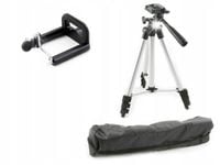 Statyw Fotograficzny Foto Video VLOG 3D 100 cm + Uchwyt na Telefon Smartfon