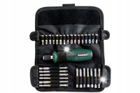 METABO Zestaw bitów w etui kpl 30 szt. PZ PH Torx Stal S2 626726000