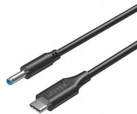 2 x Kabel zasilający do laptopów HP Unitek, 65W USB-C - DC 4.5 x 3.0 mm