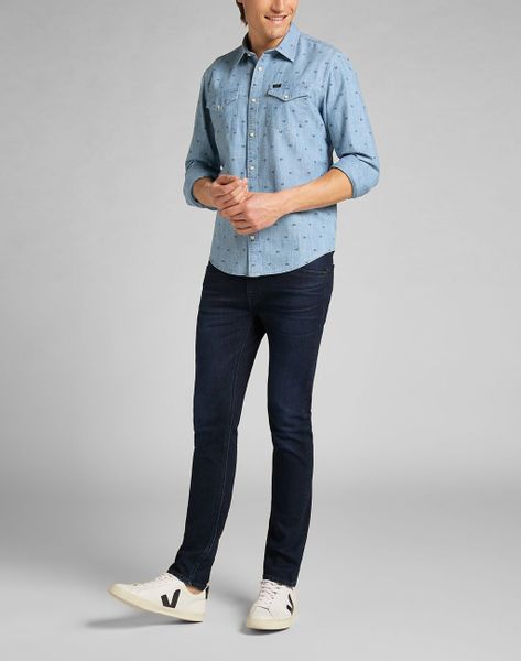 LEE CLEAN REG WESTERN NAVY L66RNS35 S zdjęcie 5