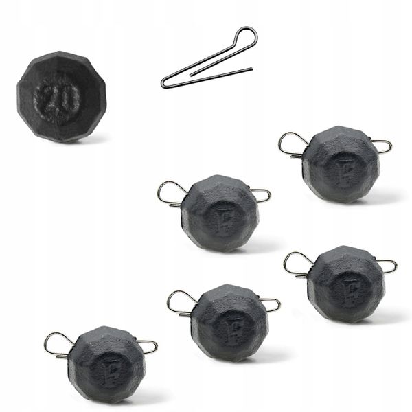 Czeburaszka Fanatik główka Jig Faset 20 g - 5 szt zdjęcie 1